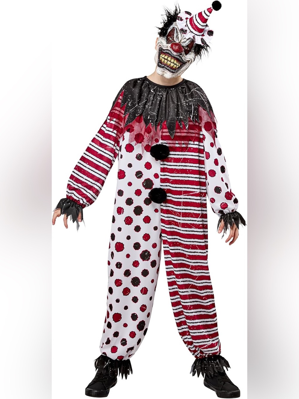 Celebrate! Boys' Red & White Creepy Clown Costume - Brand: celebrate!